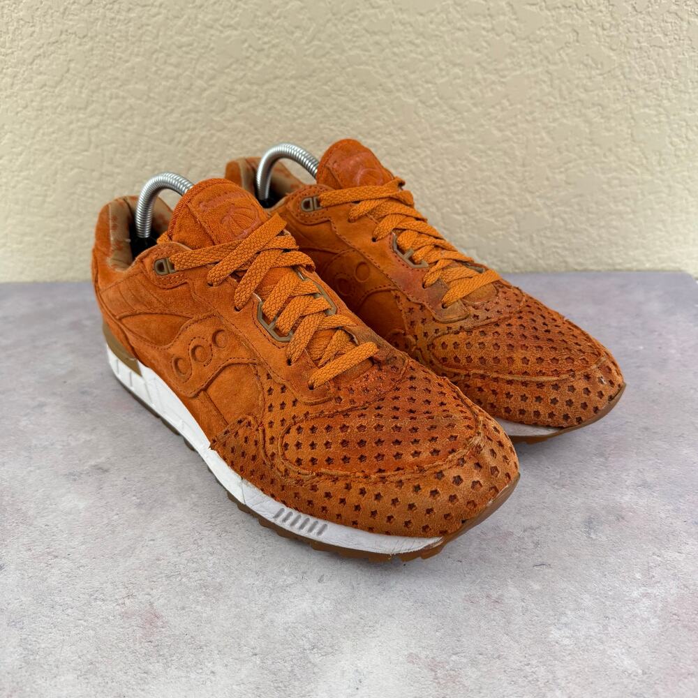 Saucony Shadow 5000 x Play Cloths Strange Fruit Shoes Mens 10 Orange Suede